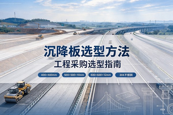 江岸沉降板选择方法