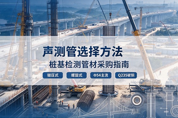 江岸声测管选型标准