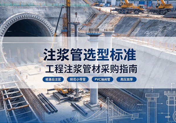 江岸注浆管选型标准