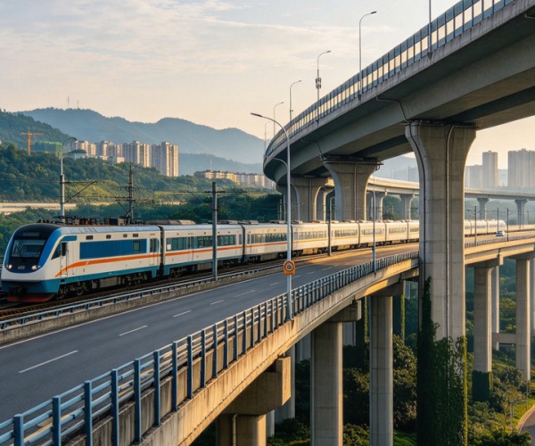 江岸桥梁工程